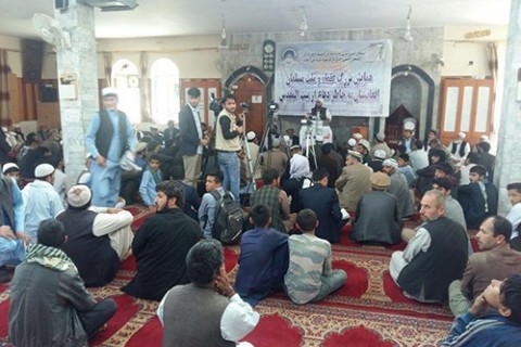 گردهمایی علماء برای دفاع از بیت المقدس و مردم فلسطین در کابل