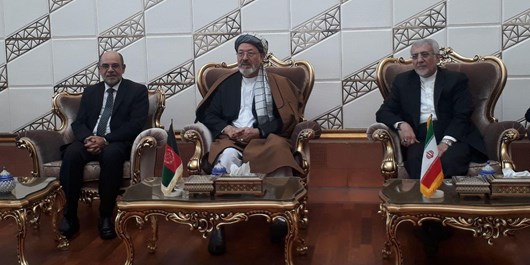رئیس شورای عالی صلح افغانستان وارد تهران شد