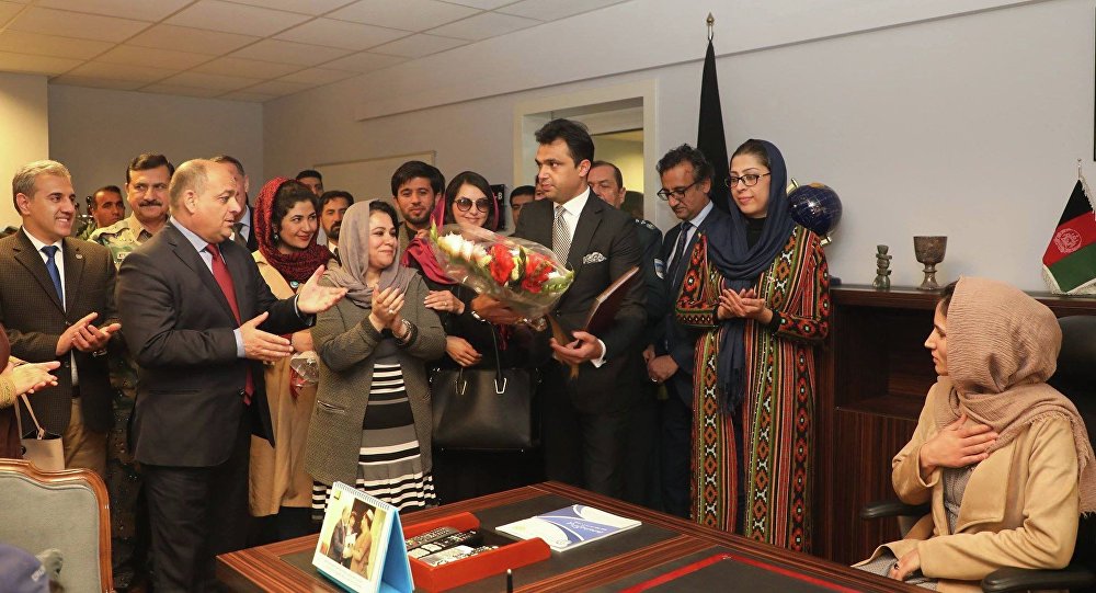 یک زن ۲۶ ساله در وزارت داخله افغانستان معین تعیین شد