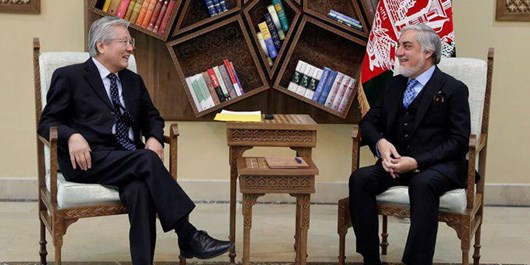 نماینده سازمان ملل در افغانستان با عبدالله دیدار کرد