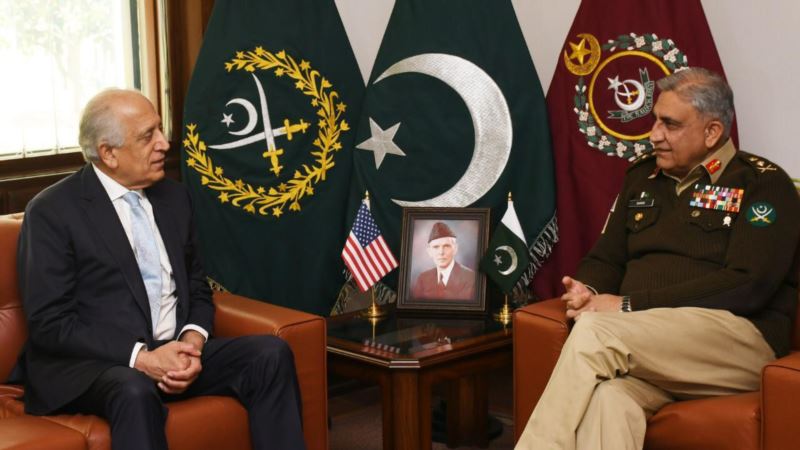 خلیلزاد و میلر با لوی درستیز پاکستان در مورد صلح افغانستان صحبت کردند