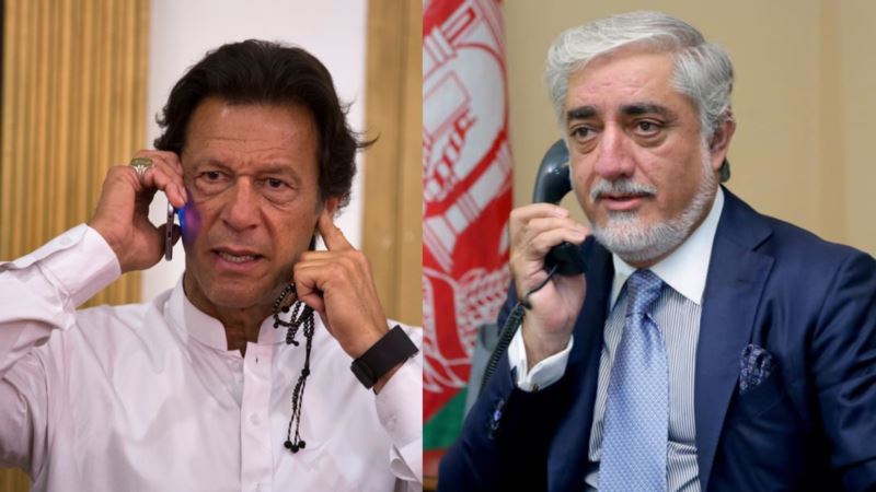عمران خان به عبدالله: امیدوارم مذاکرات بین‌الافغانی به زودی آغاز شود