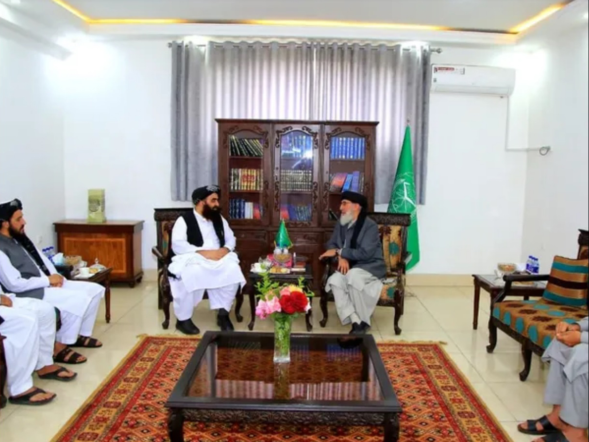 وزیر خارجه طالبان با گلبدین حکمتیار در کابل دیدار کرد