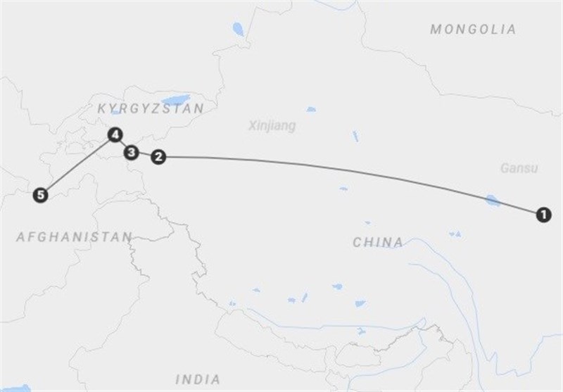 چین یک مسیر زمینی جدید برای تجارت با افغانستان ایجاد کرد