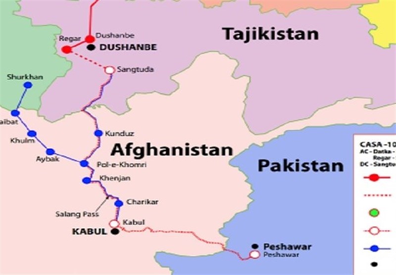 افغانستان به مسیر انتقال برق آسیای مرکزی به جنوبی تبدیل می‌شود